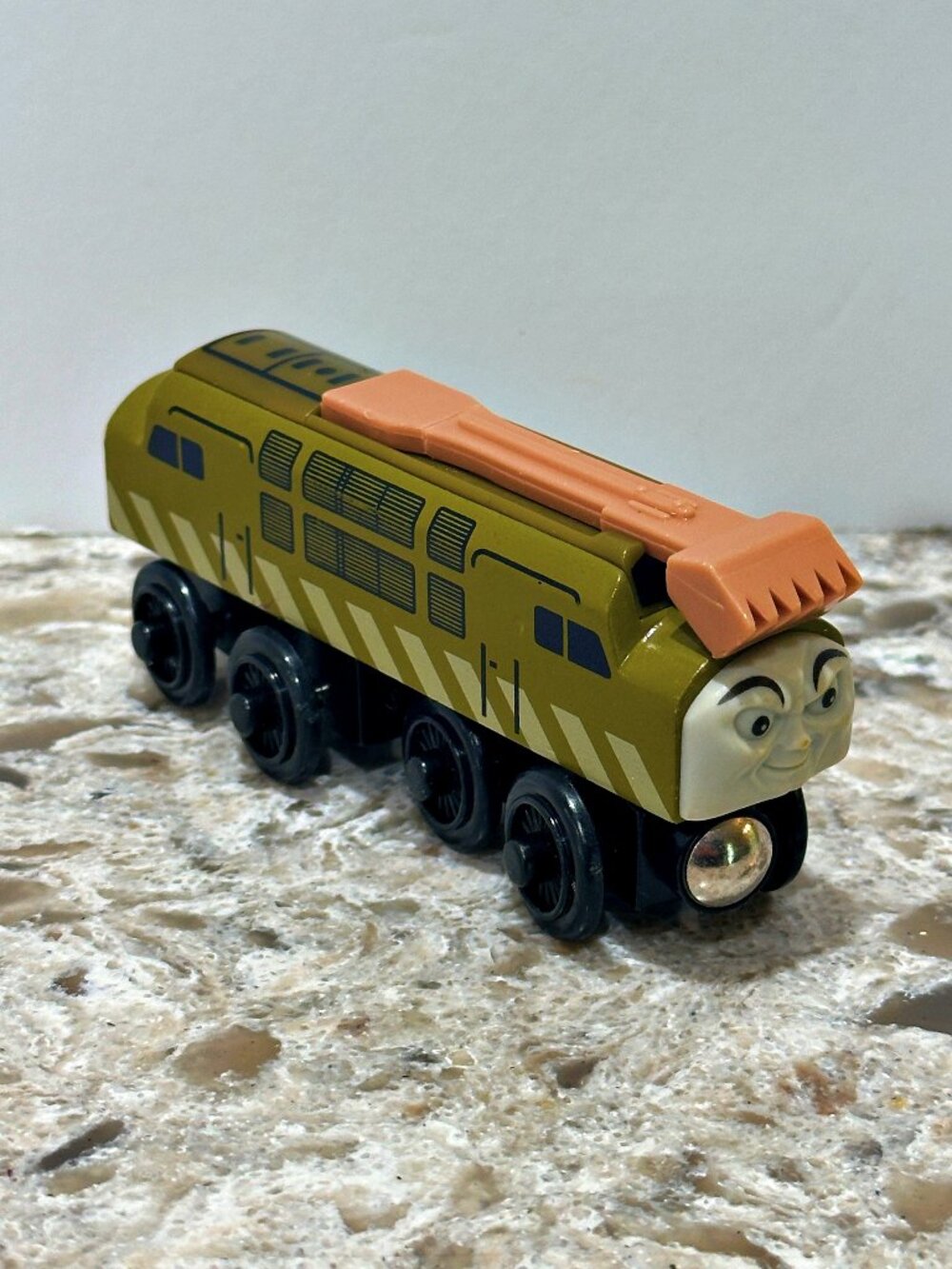 Thomas Friends Wooden Railway Diesel 10 Train Engine CGI Face 2012-Era READ